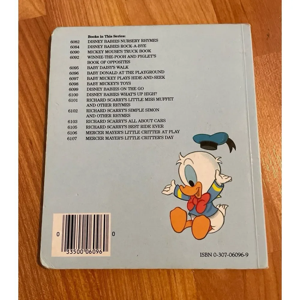 A Golden Board Book Baby Donald at The Playground